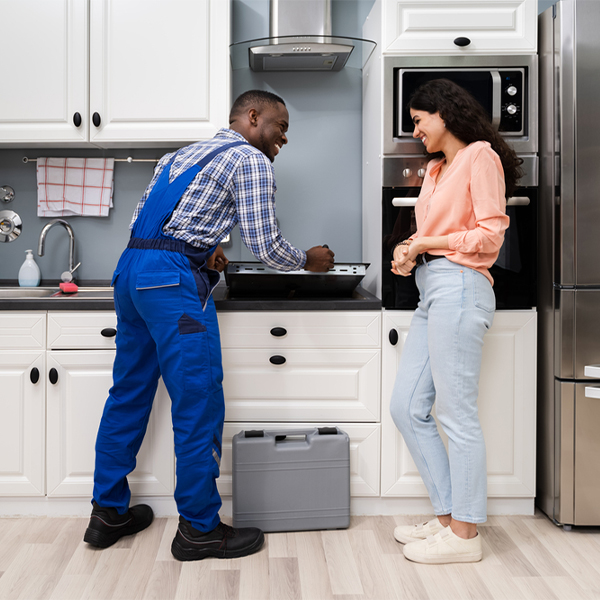 can you provide an estimate for cooktop repair before beginning any work in Petersburg New York